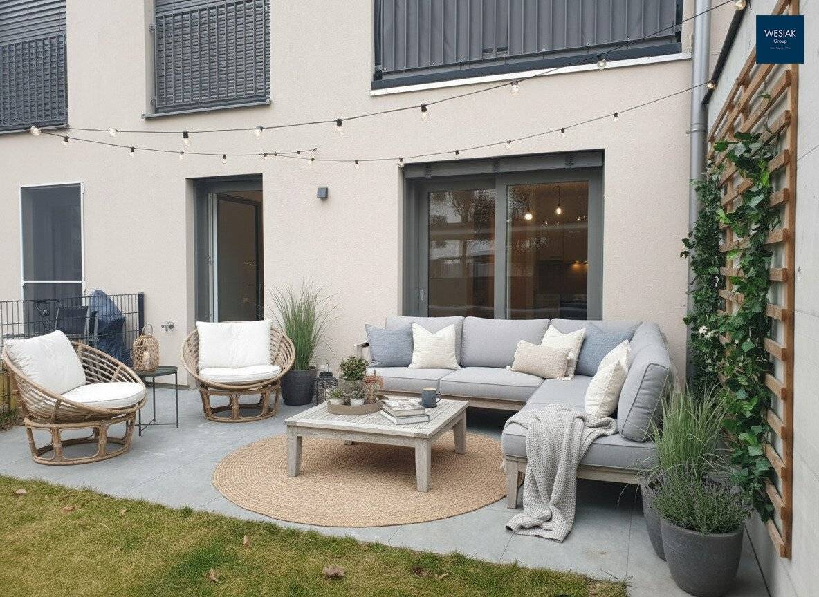 Prangelgasse - Ground floor apartment in Graz Eggenberg with garden, terrace and garage
