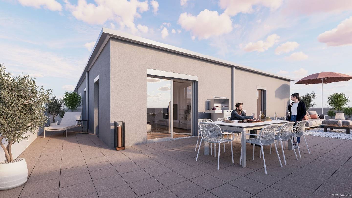 Dachgeschosswohnung mit großzügiger Dachterrasse provisionsfrei