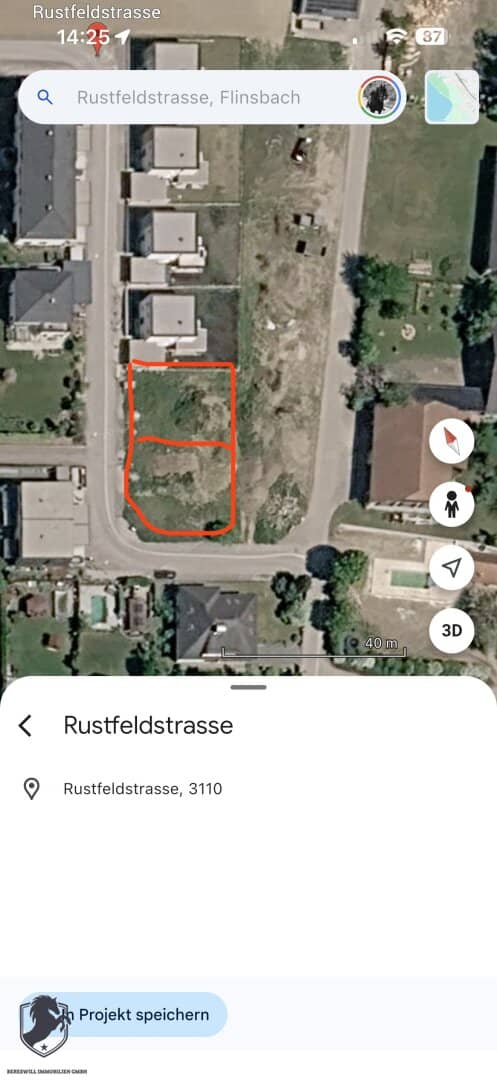 Zwei baupflichtige Grundstücke in der Rustfeldstraße 2 und 4, 3110 Flinsbach – einzeln oder gemeinsam erhältlich