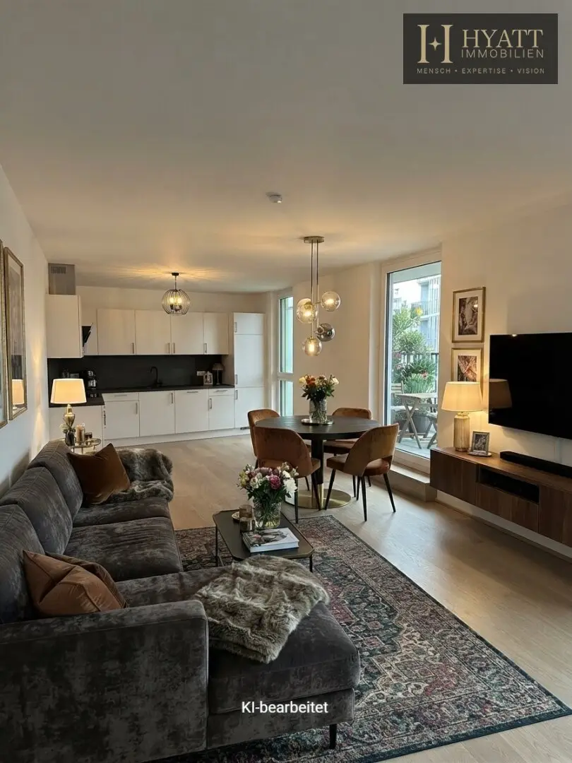 Light-filled 3-room apartment with two terraces