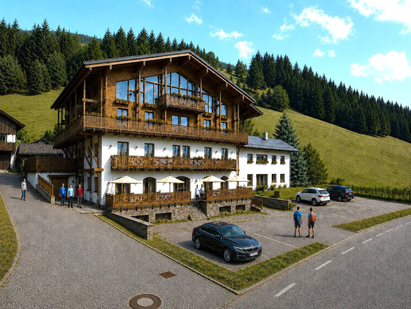 Geplantes Projekt mit Wellnessbereich Ferienwohnung