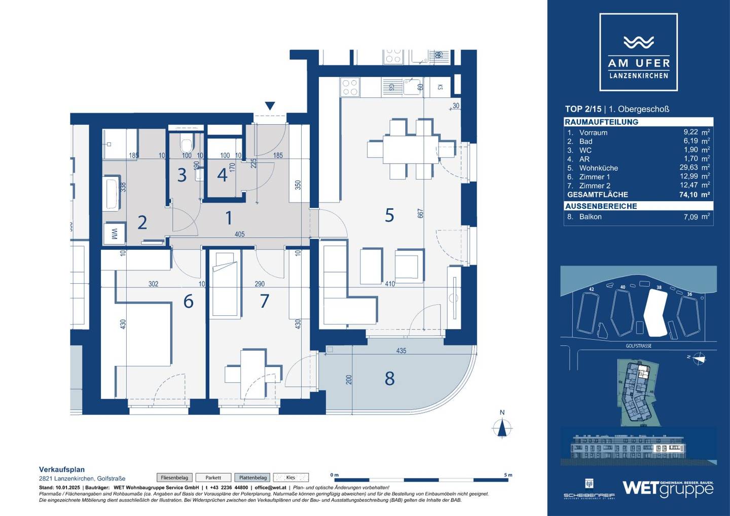 Am Ufer | Lanzenkirchen - Modern living at the lake and golf course