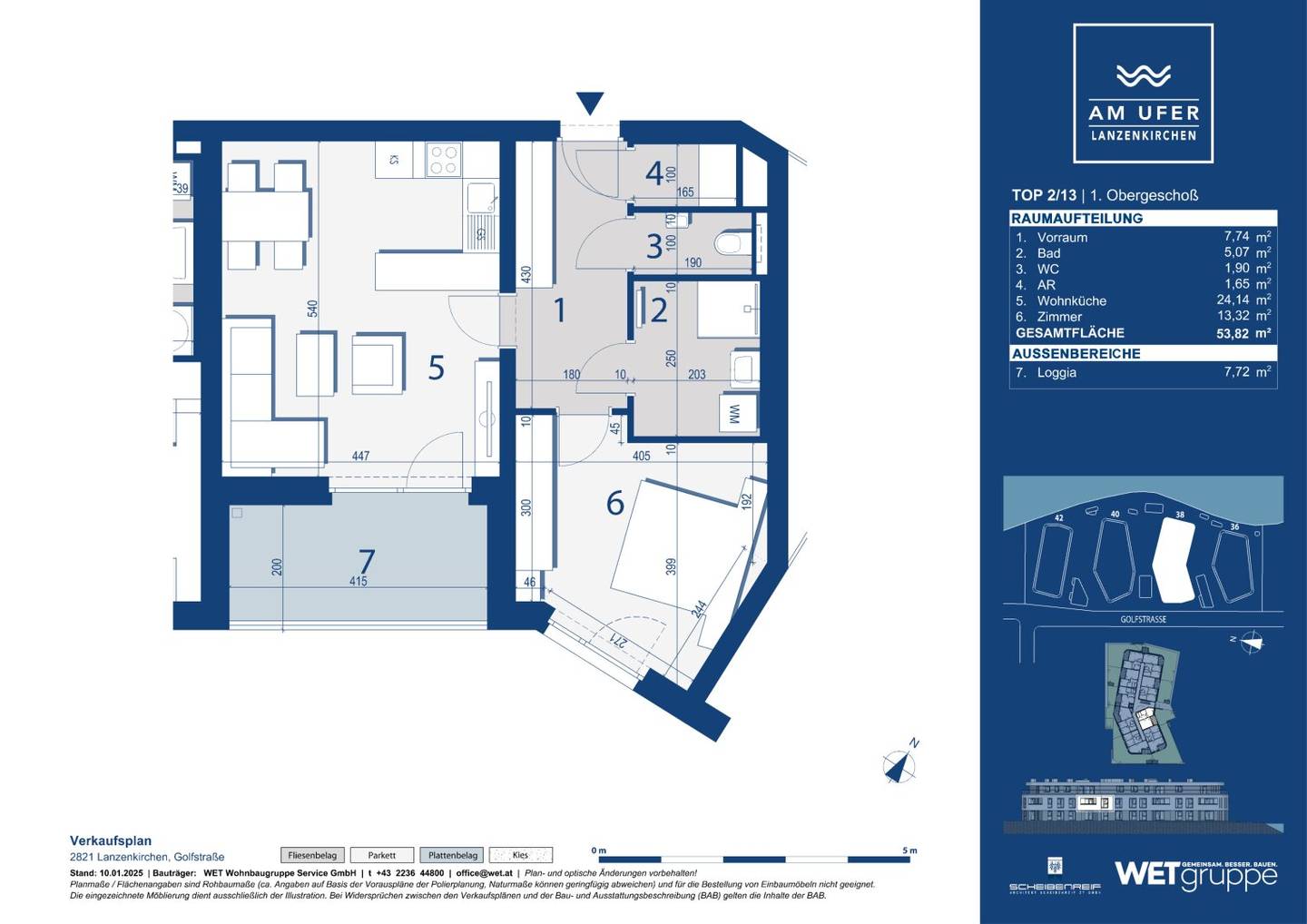 Am Ufer | Lanzenkirchen - Modernes Wohnen beim See und Golfplatz