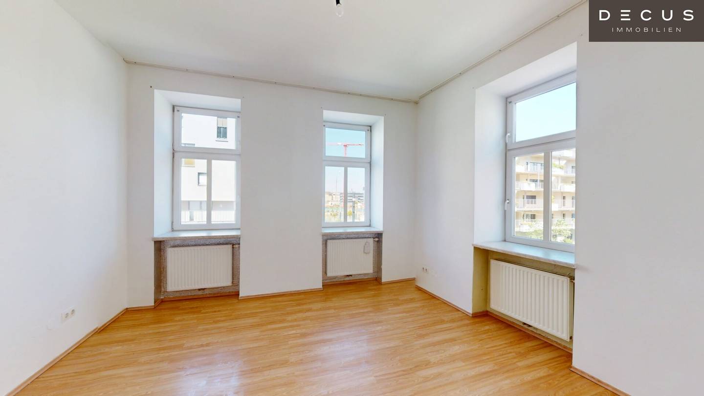 3 rooms light-filled great potential