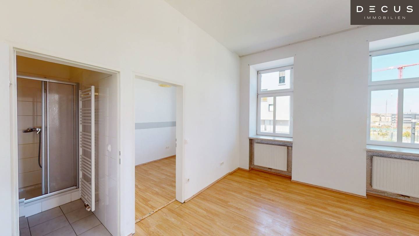 3 rooms light-filled great potential