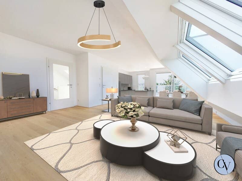 Penthouse mit Skyline-Blick bei der unteren alten Donau - Provisionsfrei!