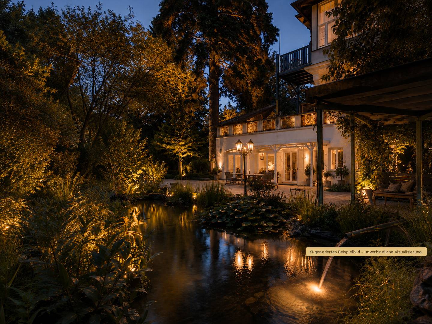 Historic villa with park and approved project Anlegerwohnung