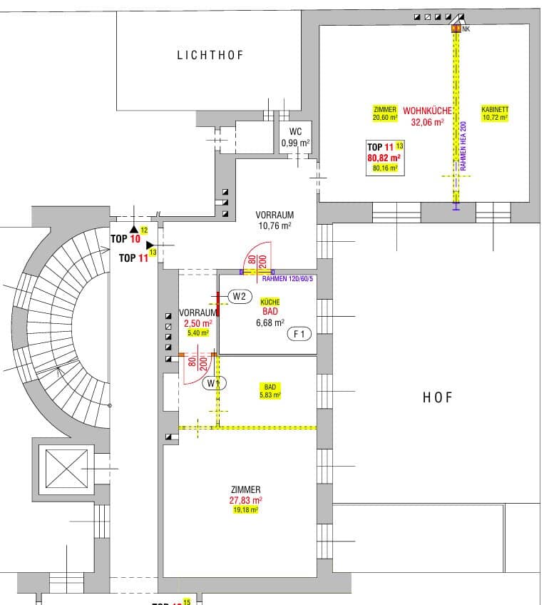 Erstbezug pur: Sanierte 2-Zimmer-Wohnung mit genehmigtem Balkon nahe Messe Wien