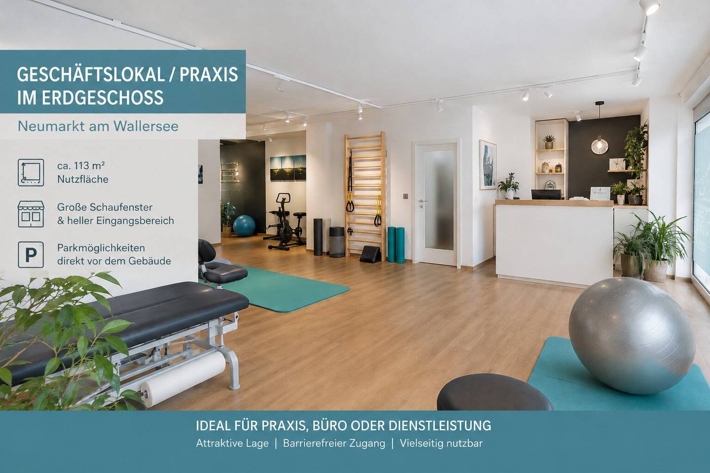 BARRIEREFREIES GESCHÄFTSLOKAL / PRAXIS / ORDINATION / BÜRO