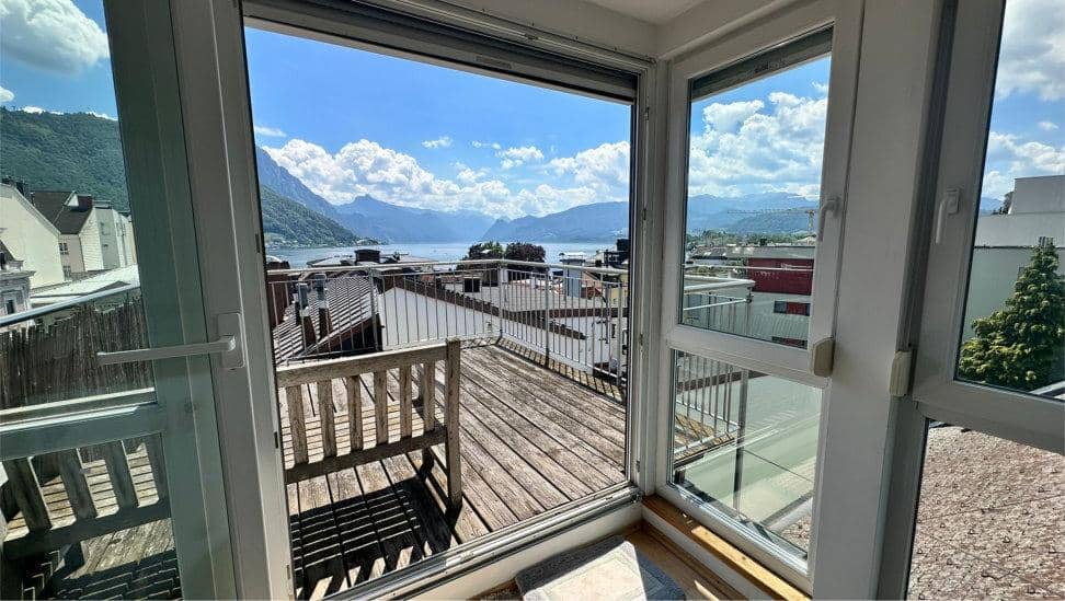 Maisonettewohnung mit Dachterrasse und Traunsee Blick