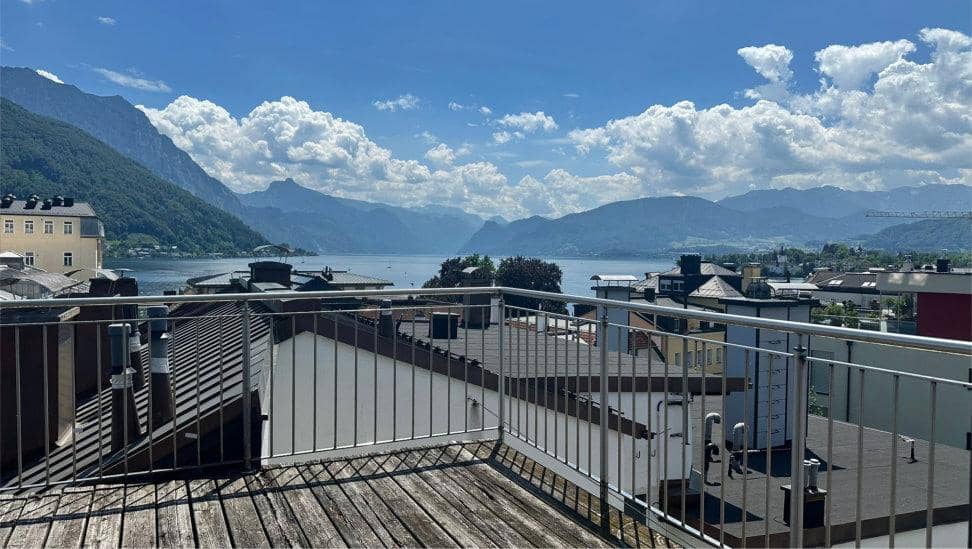 Maisonettewohnung mit Dachterrasse und Traunsee Blick