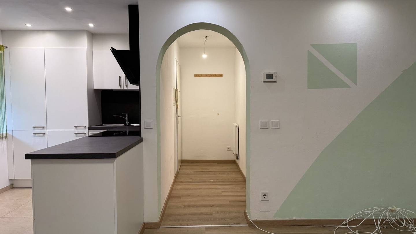 Modern 3-room apartment with kitchen for rent