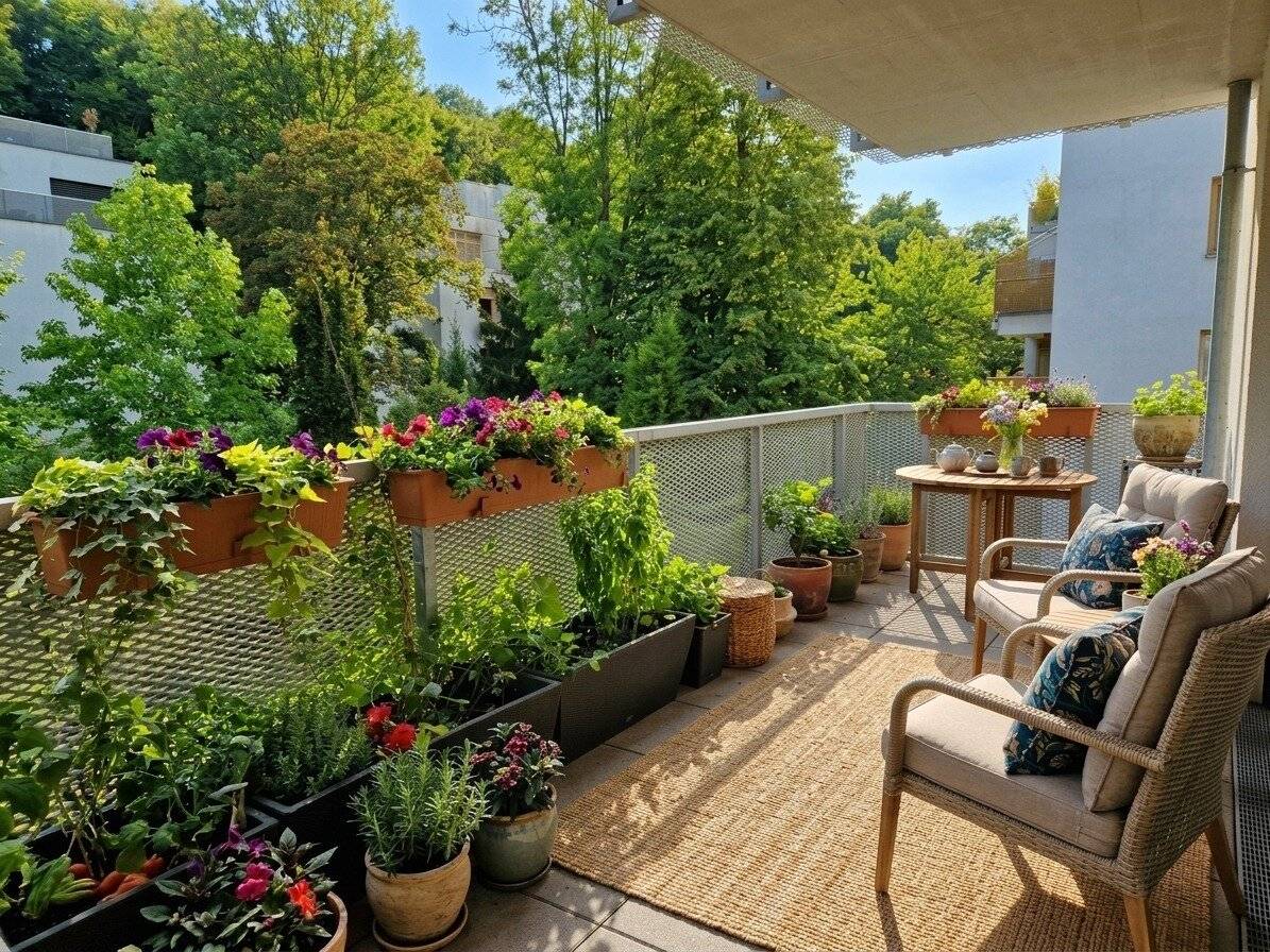 Sunny 4-room apartment with balcony - N E U W A L D E G G
