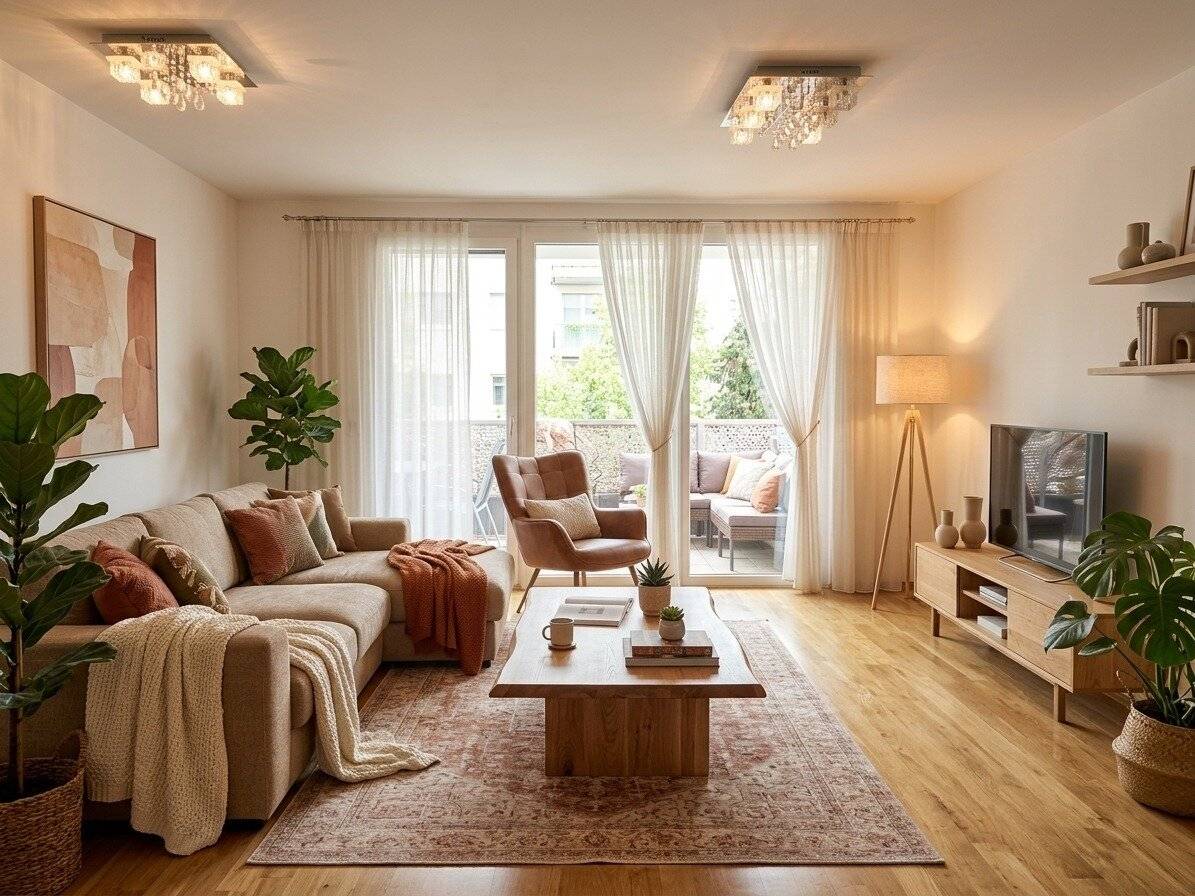 Sunny 4-room apartment with balcony - N E U W A L D E G G