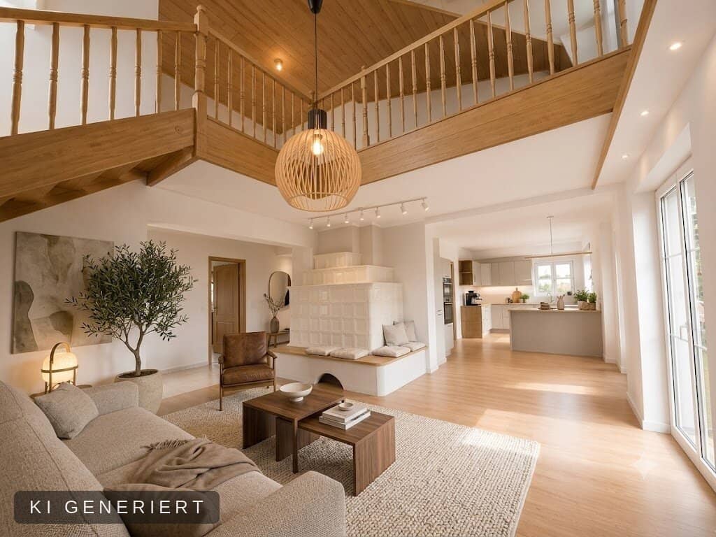 Landhaus, neu interpretiert – 5 Zi., 167 m², Pool, Sauna, Galerie