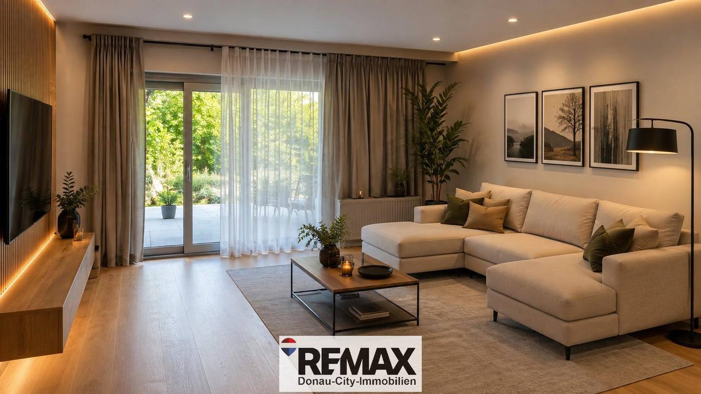 Family apartment in bungalow style on large garden plot
