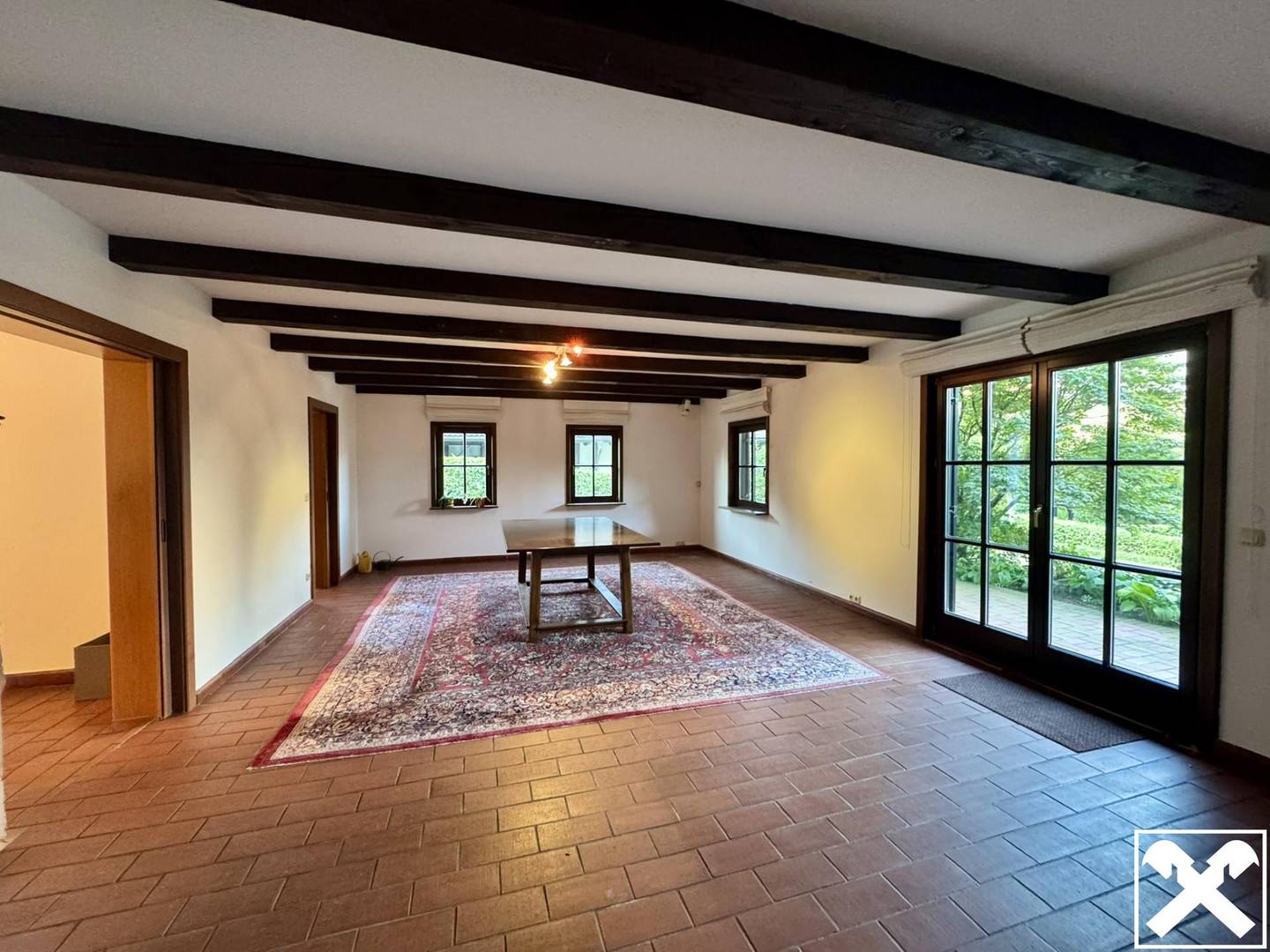 See und Schlossblick mit großem Garten Familienwohnung