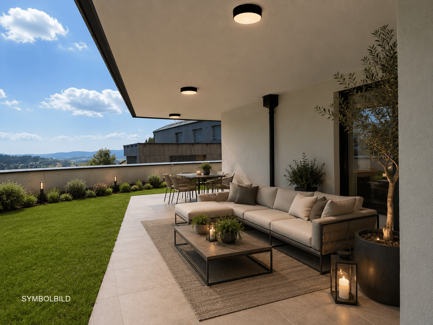 Wohnung mit Privatgarten und großzügiger Terrasse