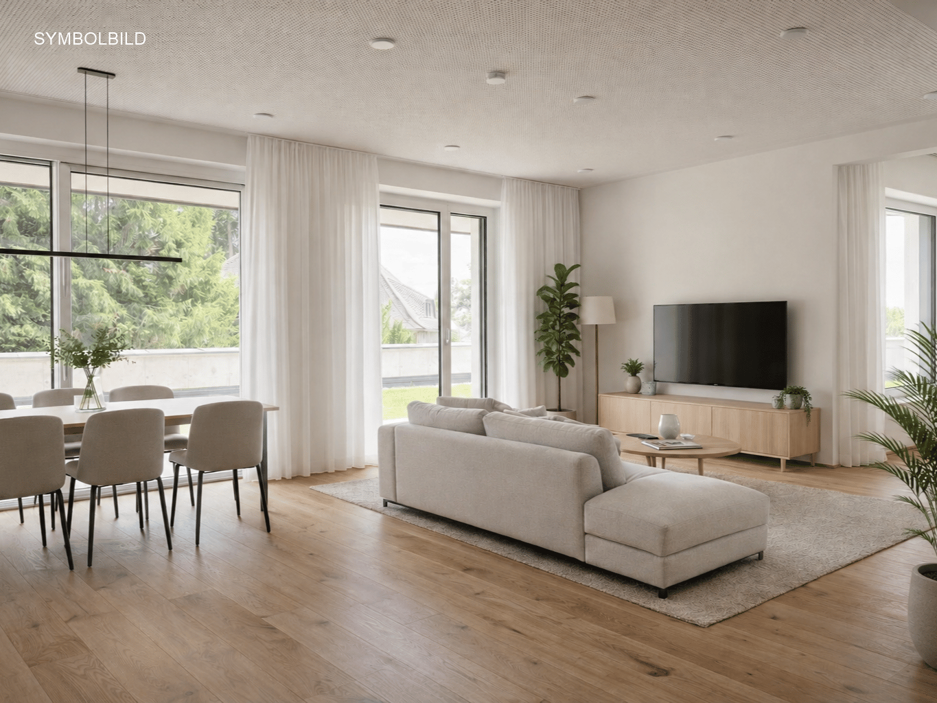 Wohnung mit Privatgarten und großzügiger Terrasse