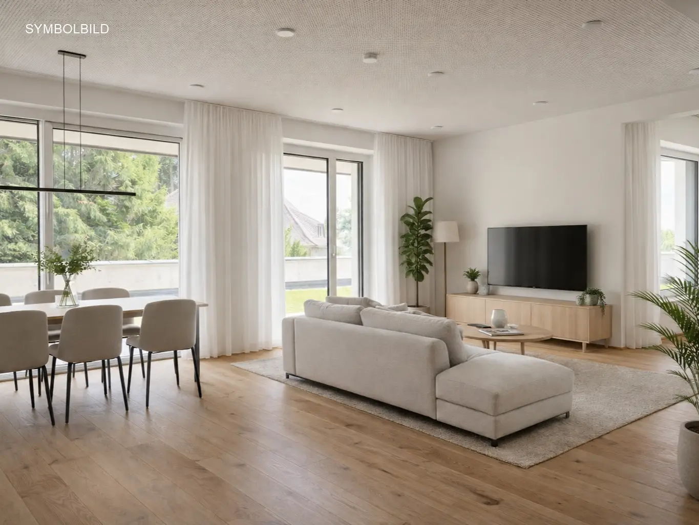 Wohnung mit Privatgarten und großzügiger Terrasse