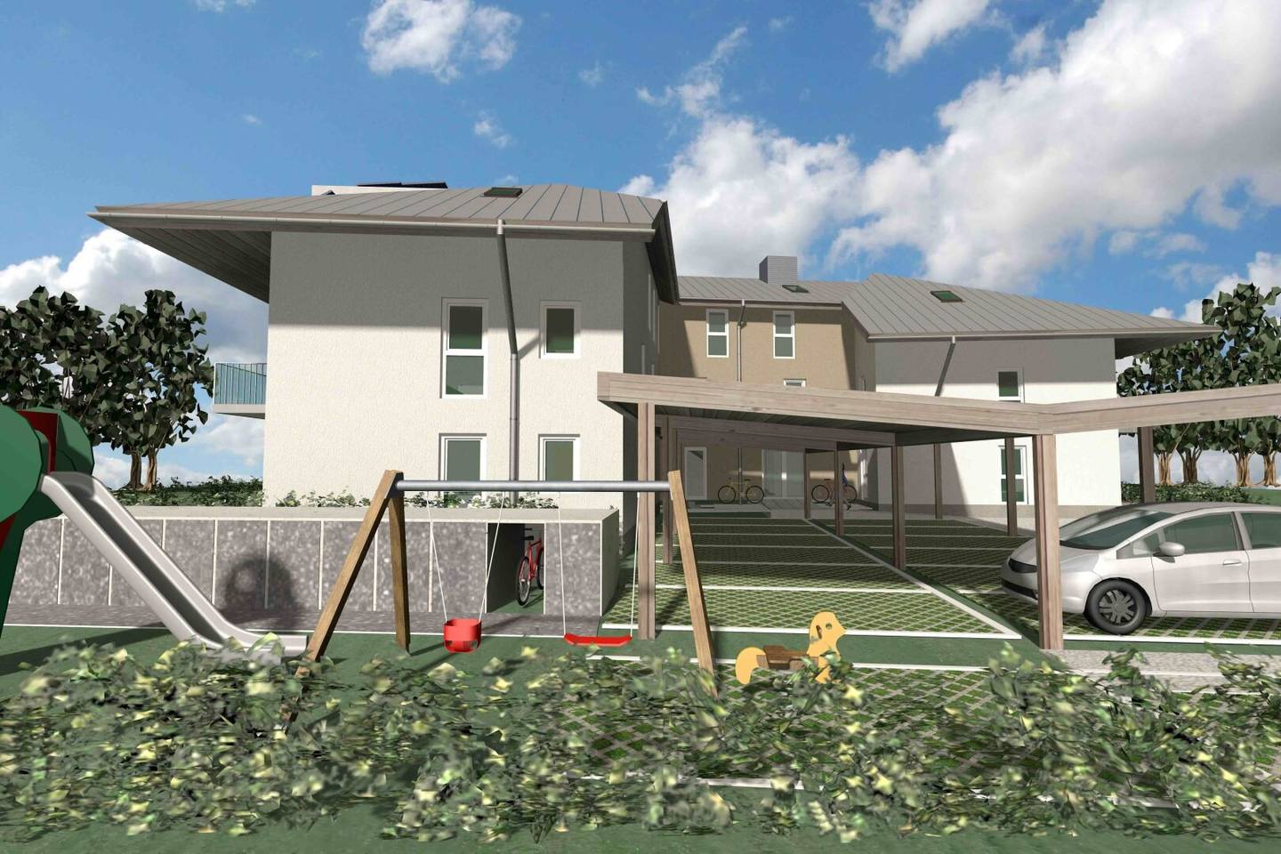 OBERASCH/HINTERSEE: Cozy 3-room balcony apartment O7 in timber construction, only a few balcony apartments left