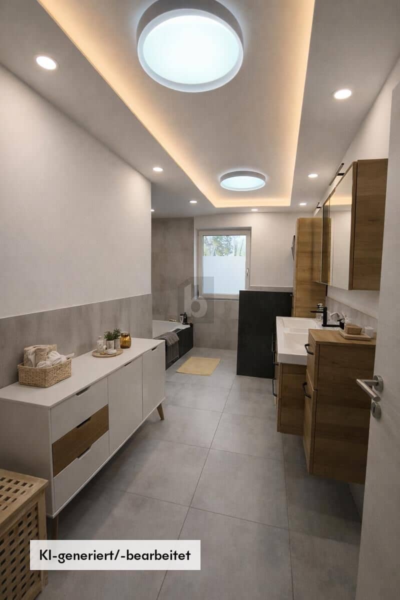 Bright family apartment with large garden by the forest edge