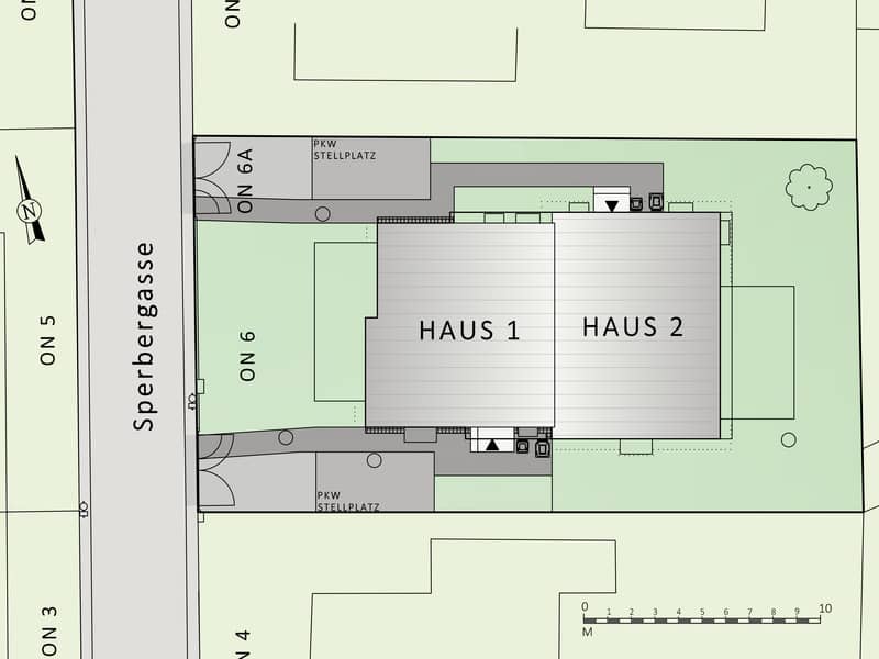 Apartment with private garden and parking