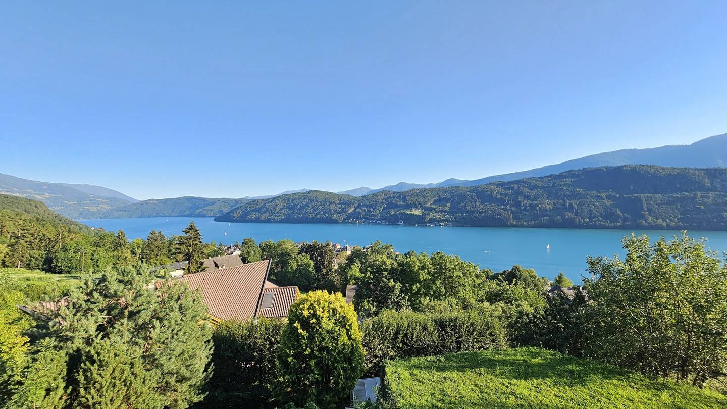 Postkartenblick auf den Millstättersee, exklusive 6-Zi-Villa in Millstatt.