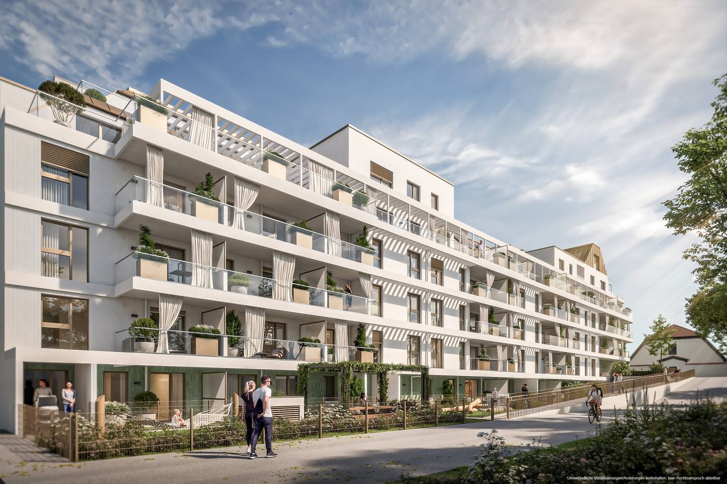 Apartment in new build near Alte Donau with green courtyard