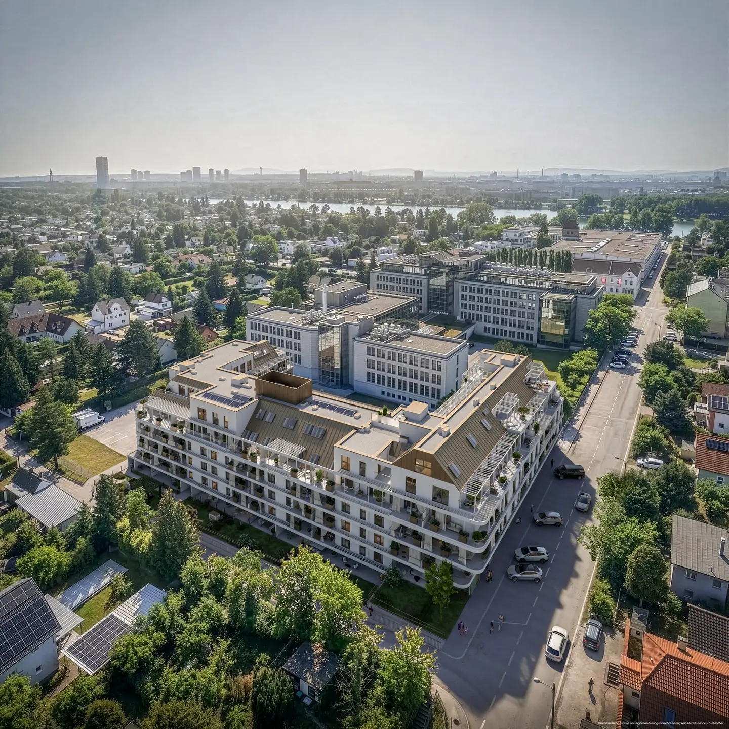 Apartment in new build near Alte Donau with green courtyard