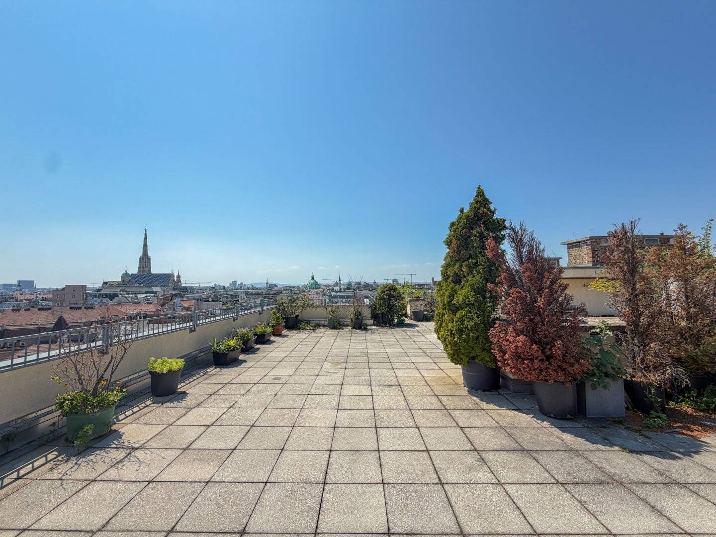 Bright apartment with distant view