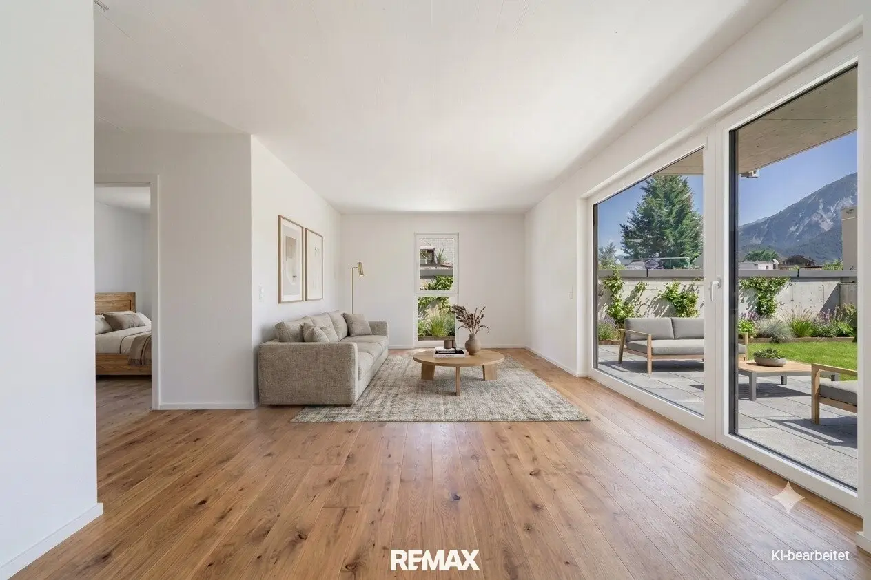 New build highlight Bluntaustraße.91 – 2-room garden apartment in Golling near Salzburg