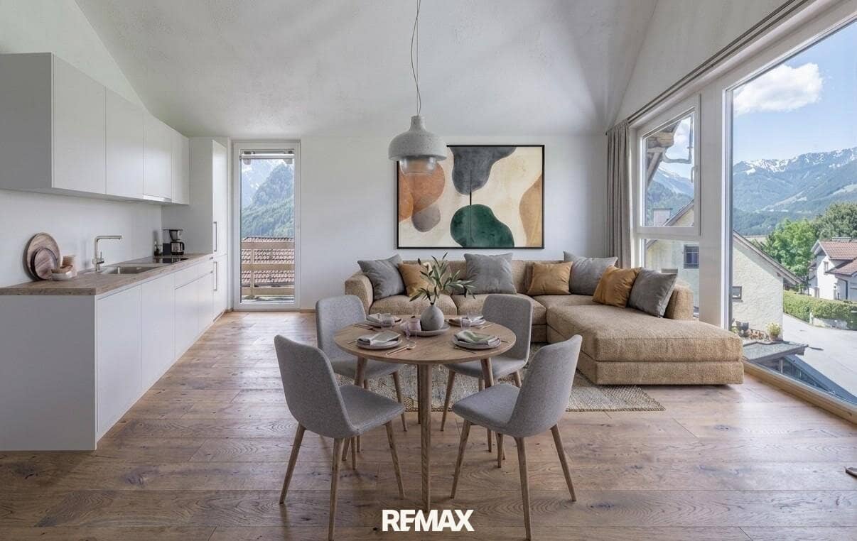 Neubau-Highlight Bluntaustraße.91 – 3‑Zimmer‑Dachgeschosswohnung mit großem Balkon