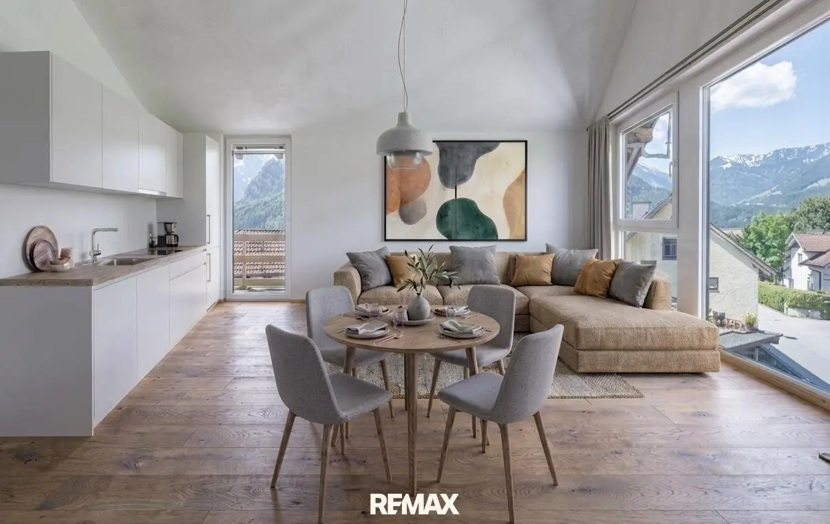 New build highlight Bluntaustraße.91 – 3-room attic apartment with large balcony