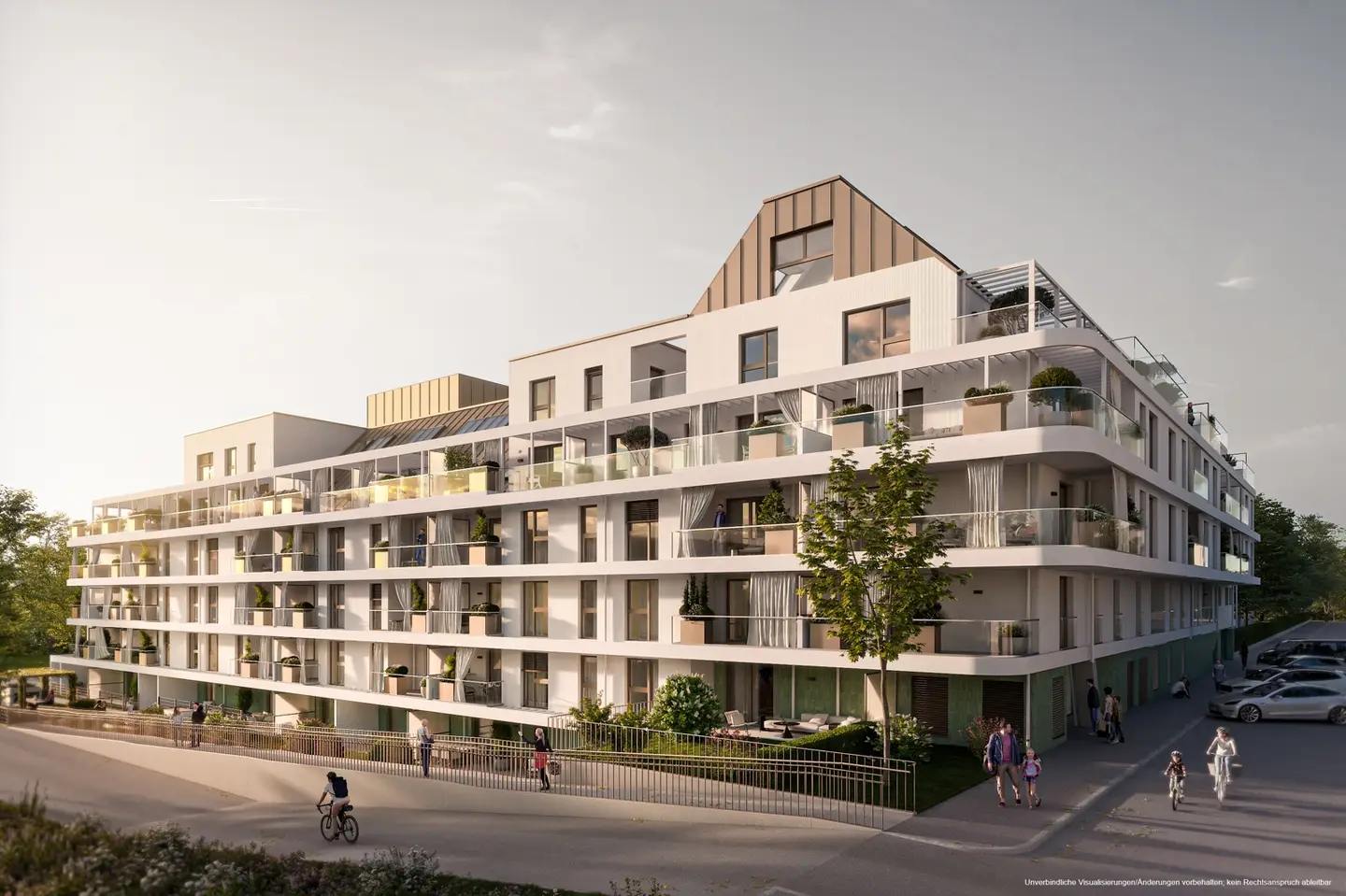 Ground floor apartment with balcony near the Old Danube