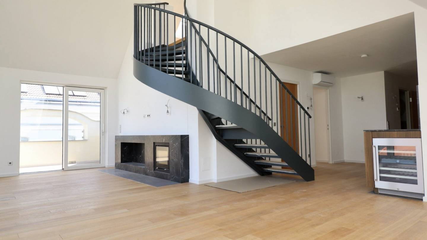 Representative living on two levels with two terraces in 1040 Vienna