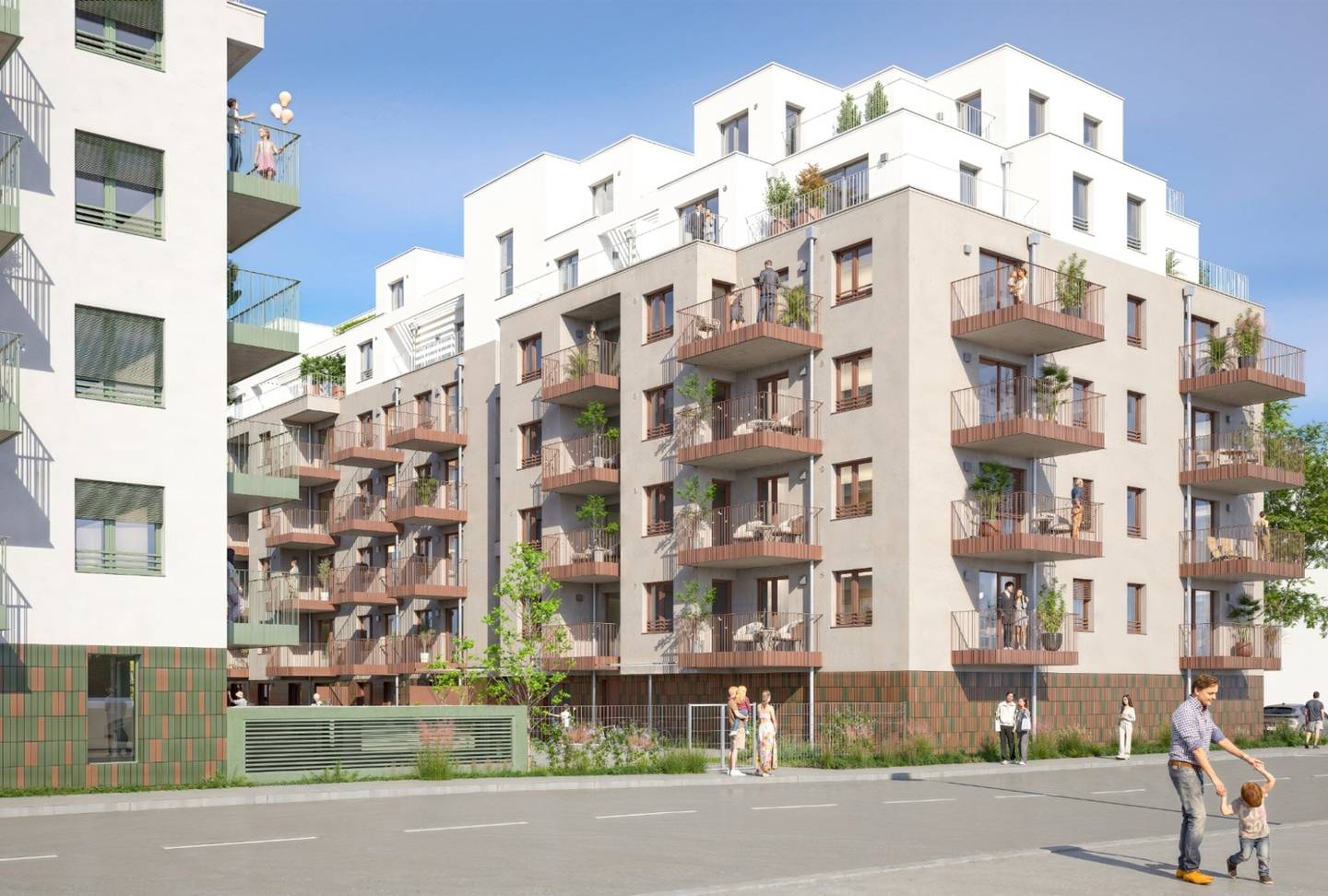 Dachgeschosswohnung mit großer Terrasse nahe Donaukanal