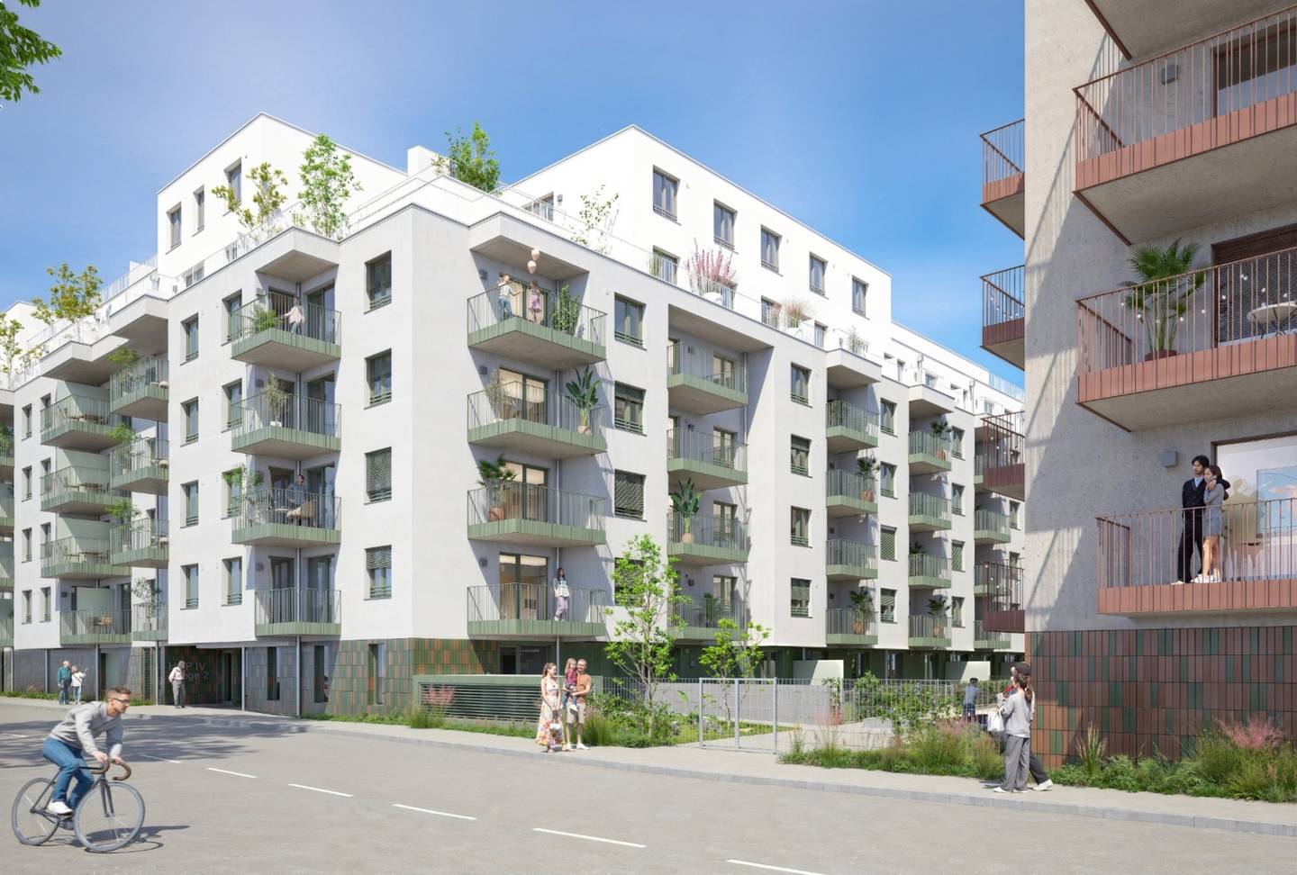 Dachgeschosswohnung mit großer Terrasse nahe Donaukanal