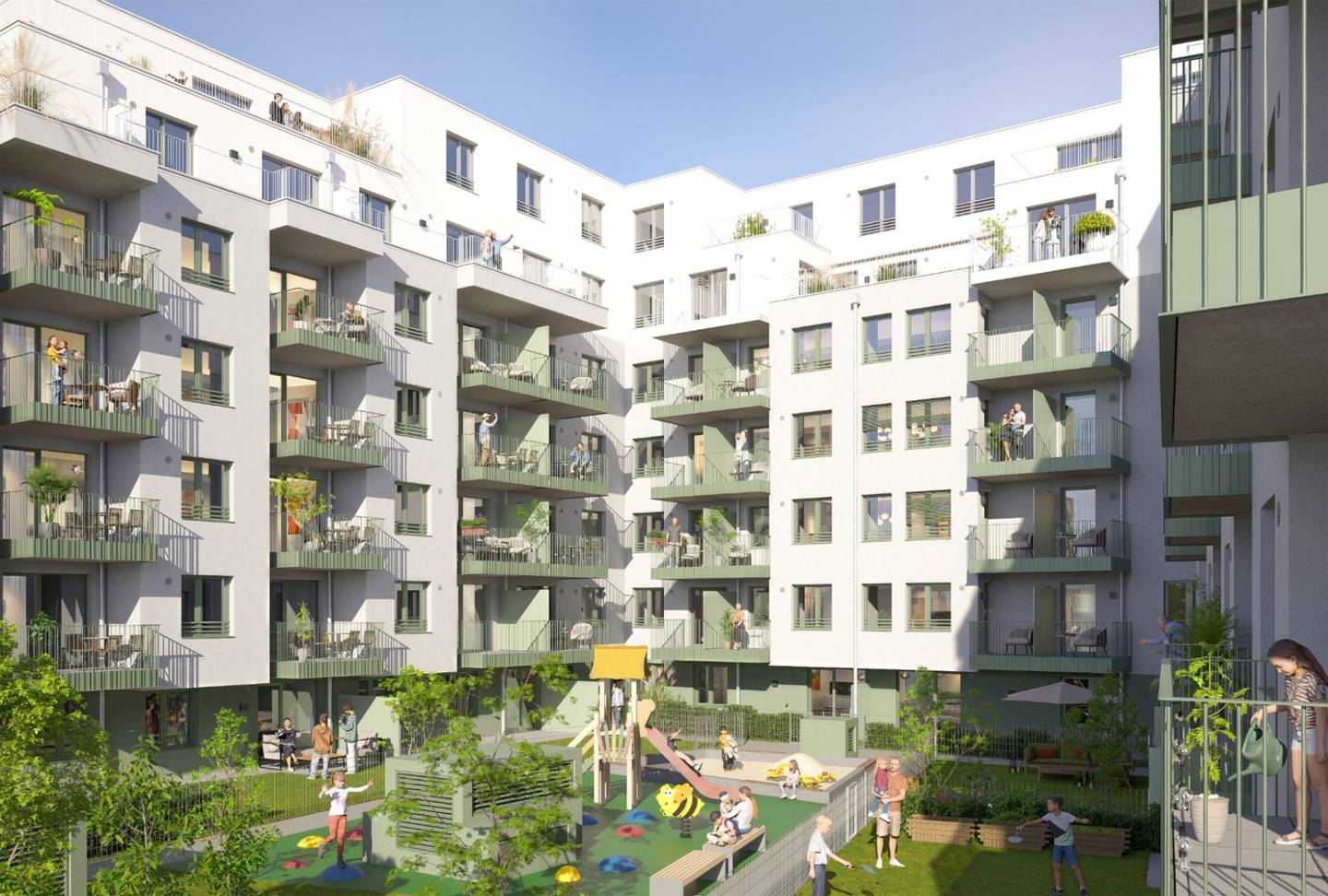 Erdgeschosswohnung mit eigenem Garten nahe Donaukanal