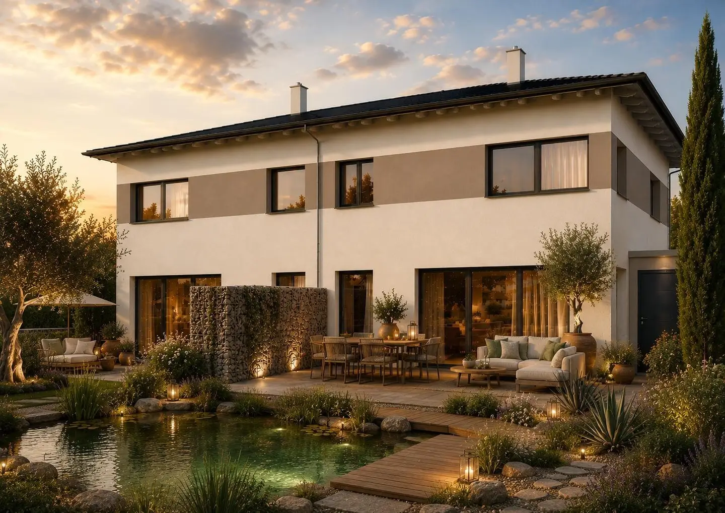 Modern semi-detached house in Allhaming (Top 1)