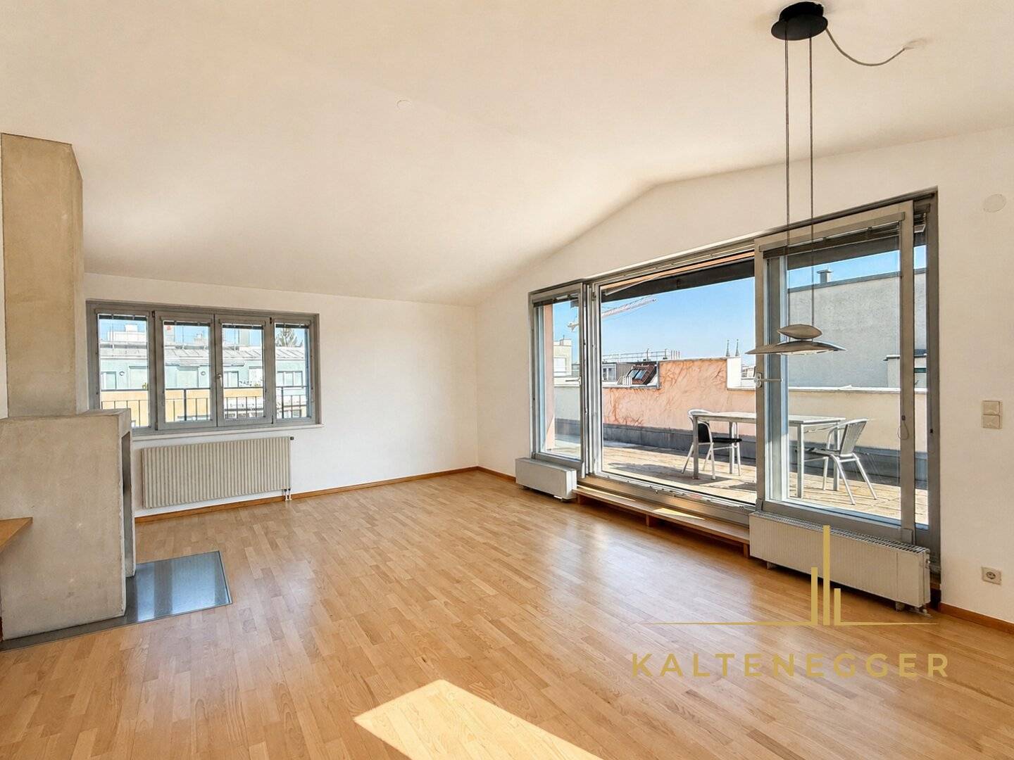 Spacious penthouse apartment with large terrace and direct lift access