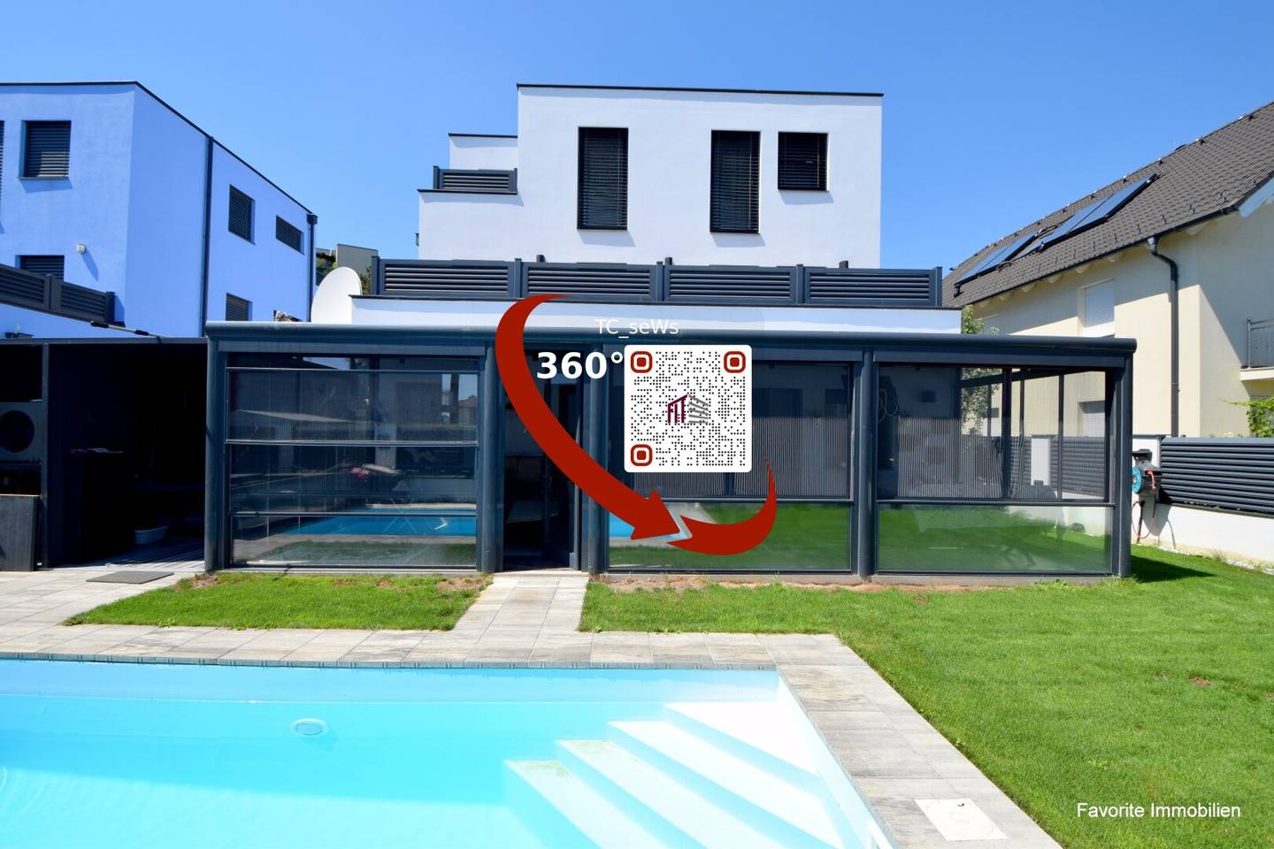 5 Zimmer + 3 Zimmer im Wohnkeller, Wintergarten + Pool -Viel Platz an der Wiener Stadtgrenze: