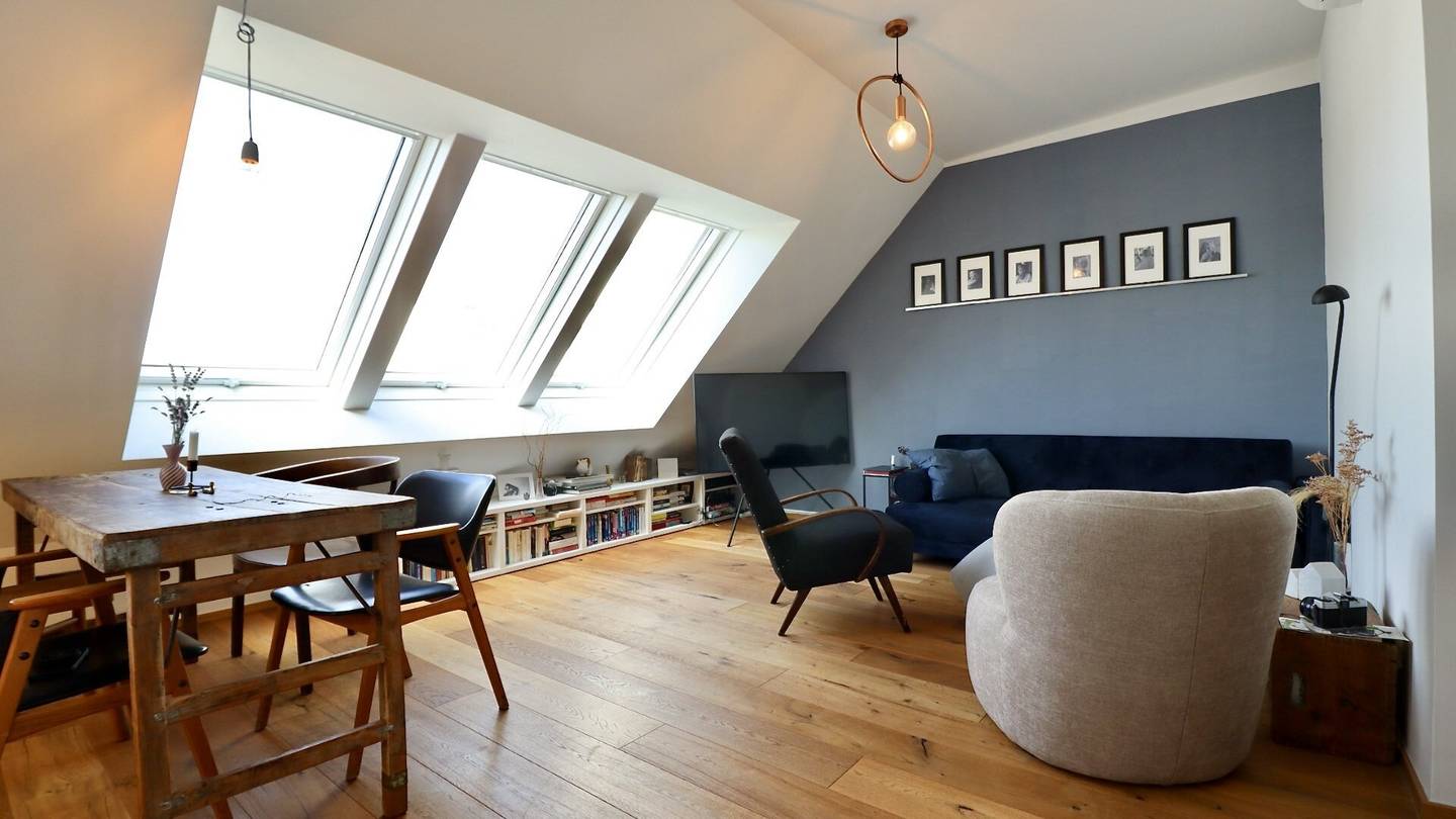 Dachgeschoss-Maisonette mit Sonnenterrasse &amp; Grünblick | 108 m² Wohnkomfort über den Dächern Wiens