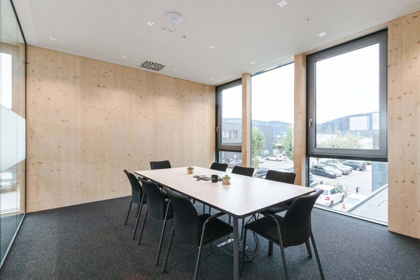 Modern furnished office space 220 m² - sustainable commercial building R2 - Industrial Park Runa in Feldkirch-Altenstadt