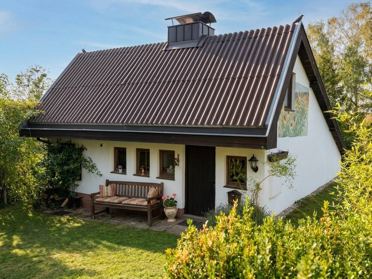 Wohnung in Gartenidylle mit offenem Kamin und Fernblick