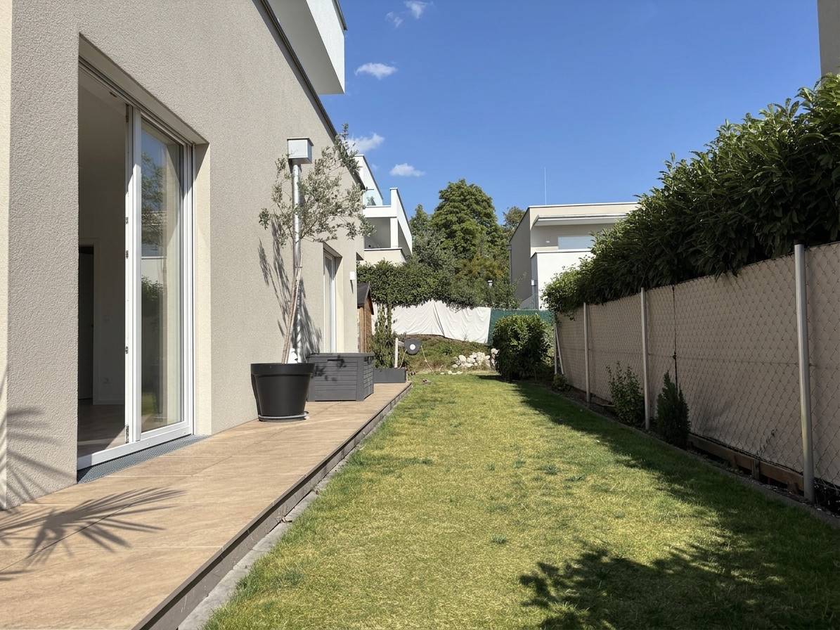 Erdgeschosswohnung mit großem Garten und Garage am Karlingberg