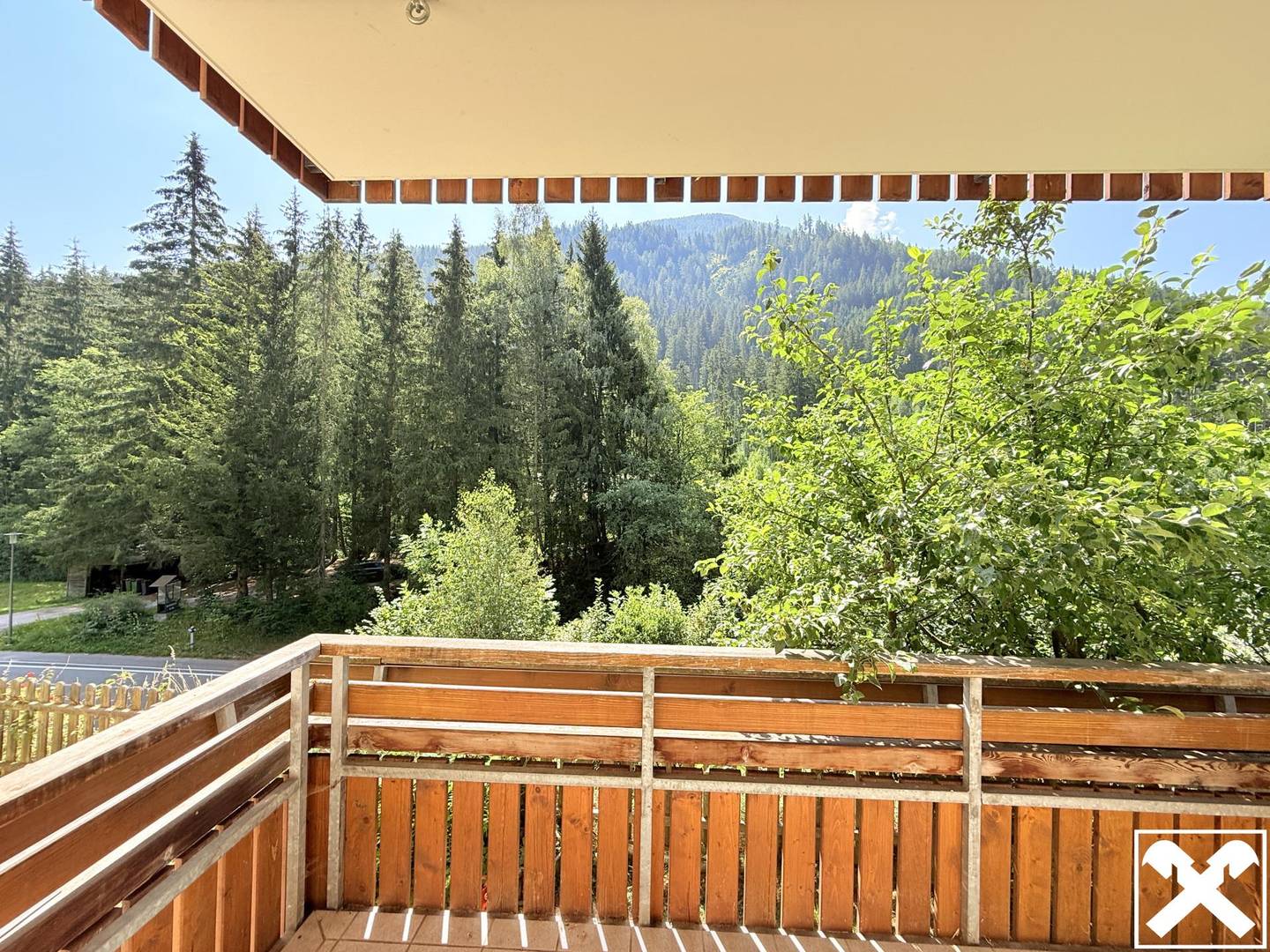 Family apartment at the village edge in ski and hiking area