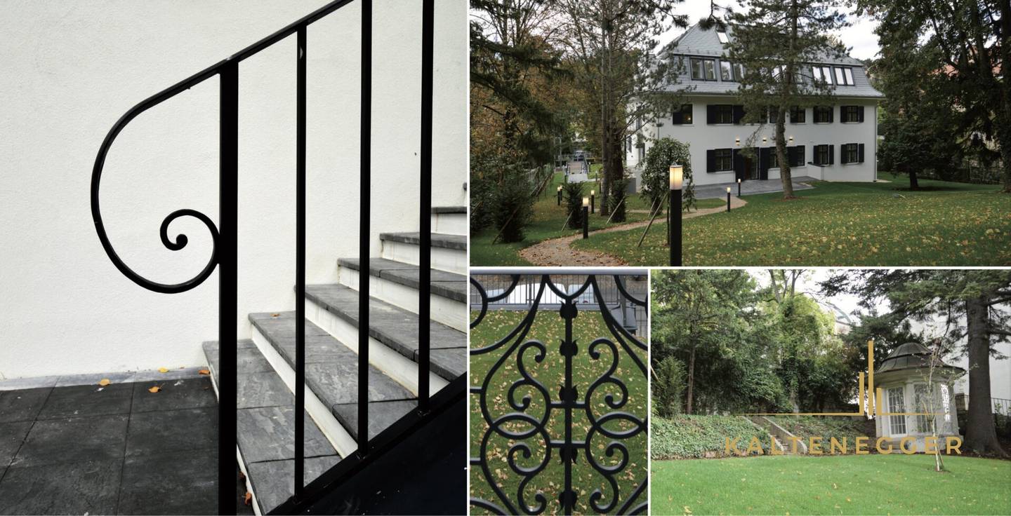 Private Villa Residence in Pötzleinsdorf – historical elegance, park-like garden &amp; pool for up to three residential units