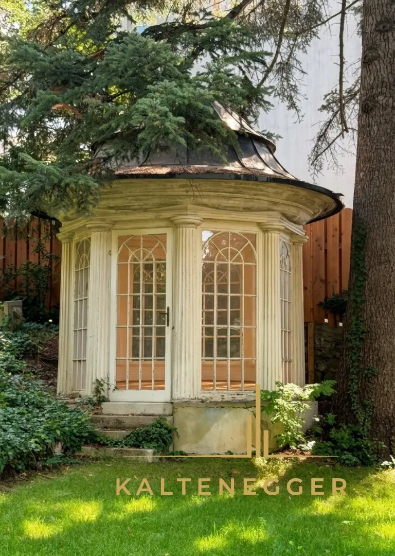 Private Villa Residence in Pötzleinsdorf – historische Eleganz, parkähnlicher Garten & Pool für bis zu drei Wohneinheiten