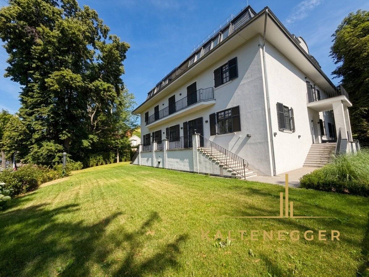 Private Villa Residence in Pötzleinsdorf – historical elegance, park-like garden &amp; pool for up to three residential units